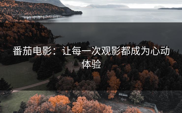 番茄电影：让每一次观影都成为心动体验